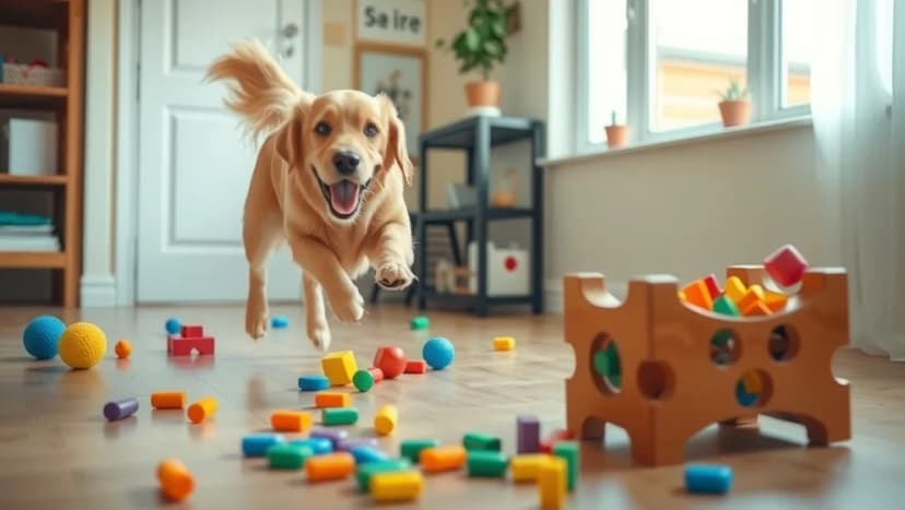 Aktivera din hund inomhus när vädret är dåligt