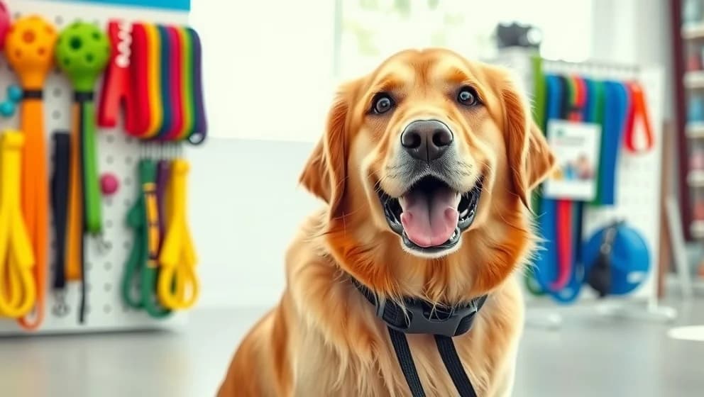 Antiskällhalsband för hundar på Arken Zoo