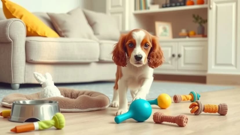 Vad behöver en cocker spaniel valp för att trivas