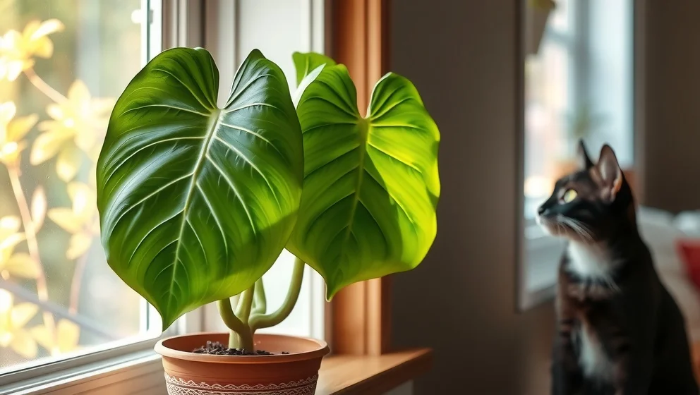 Är elefantöra giftig katt farlig för ditt husdjur