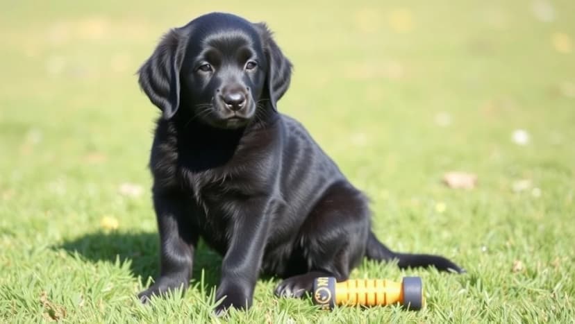 Flatcoated retriever valp allt du behöver veta