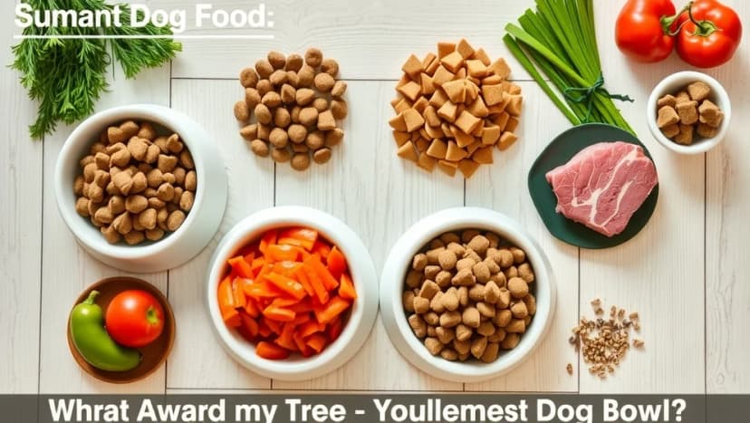 Fyra vänner hundmat som hundarna älskar