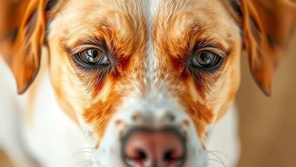 Varför får hundar brunt rinnande ögon