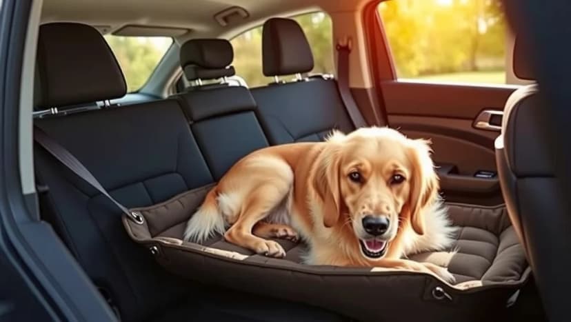 Hundbädd till bil som passar din hund