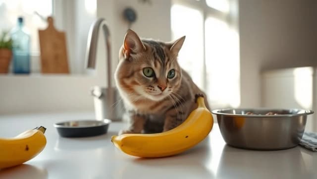 Kan katter äta banan utan faror
