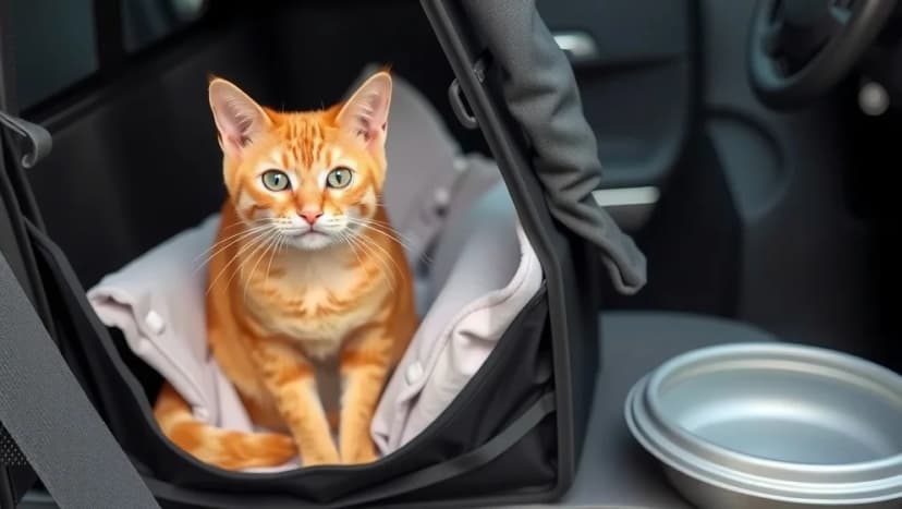 Katt i bil - så blir det säkert och lugnt