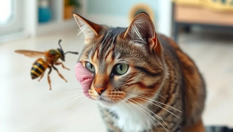 Katt stucken av geting vad gör jag nu