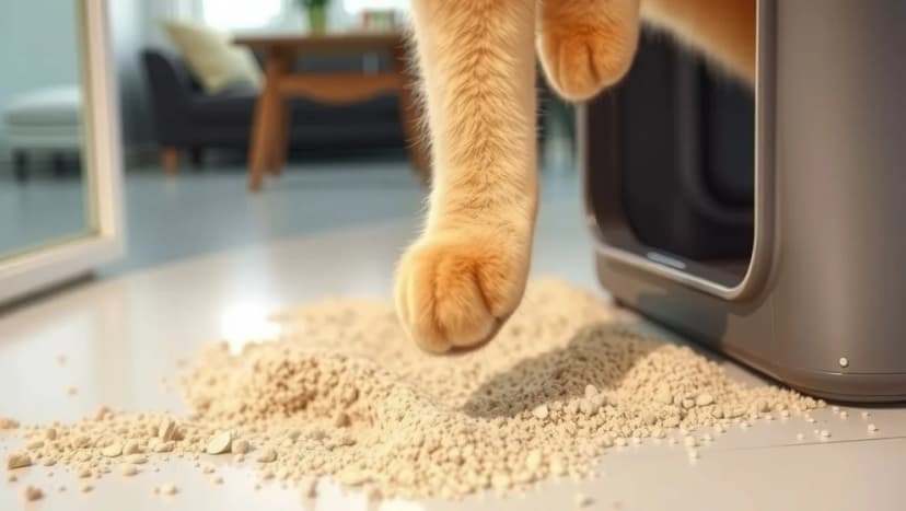 Kattsand som inte fastnar i tassarna