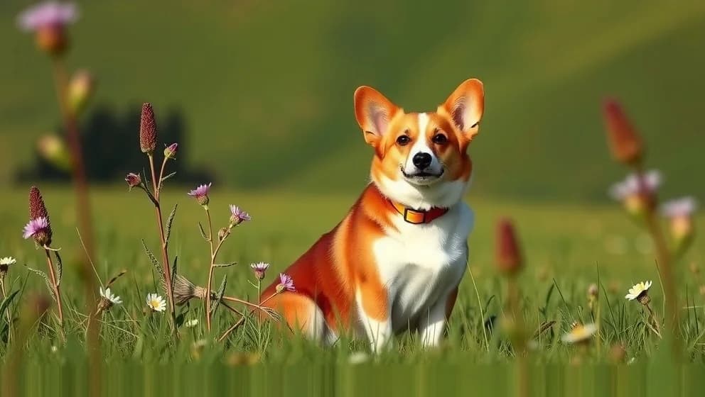 Pembroke Welsh Corgi Hundar från Wales