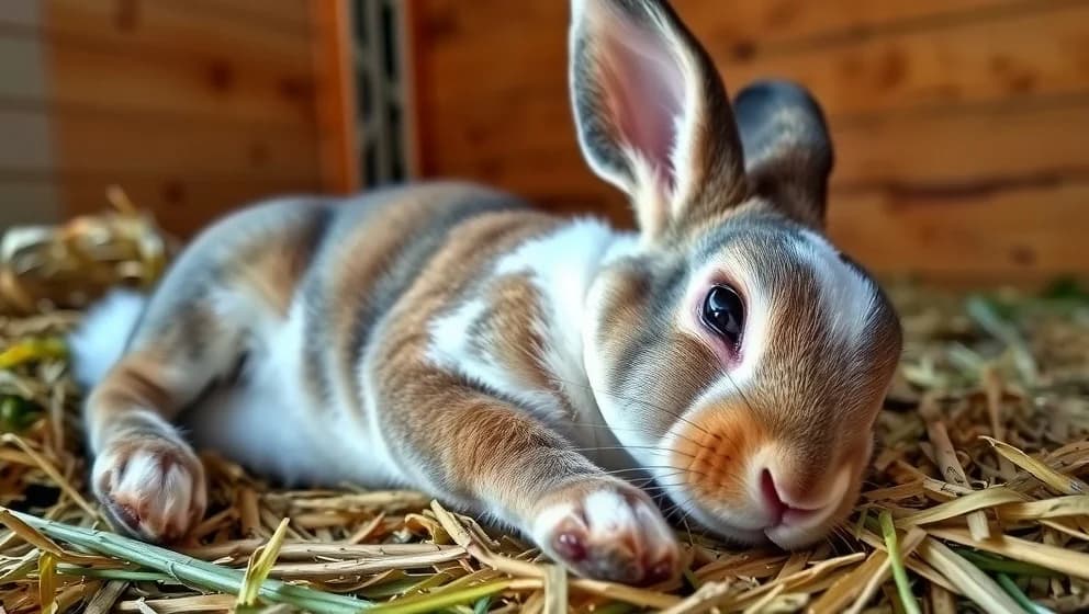 Symptom på en döende kanin